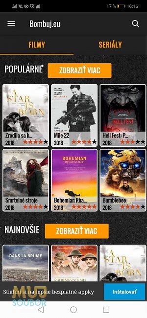 bombuj aplikace android|Online filmy a seriály 